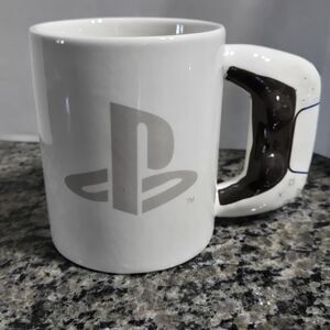 Playstation Shaped Ceramic Coffee Mug Accessories Novelty Gifts Gamer 16 oz